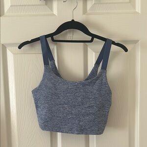 Aerie Offline Blue Heathered Sports Bra